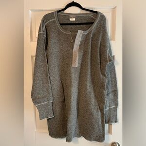 Stanfield’s Wool Cozy Gray Henley Sweater